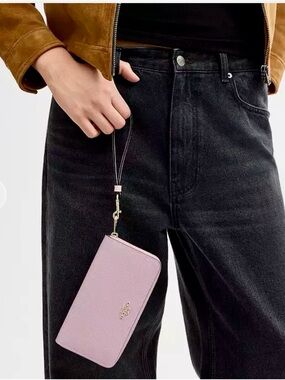 COACH Long Zip Around Wallet